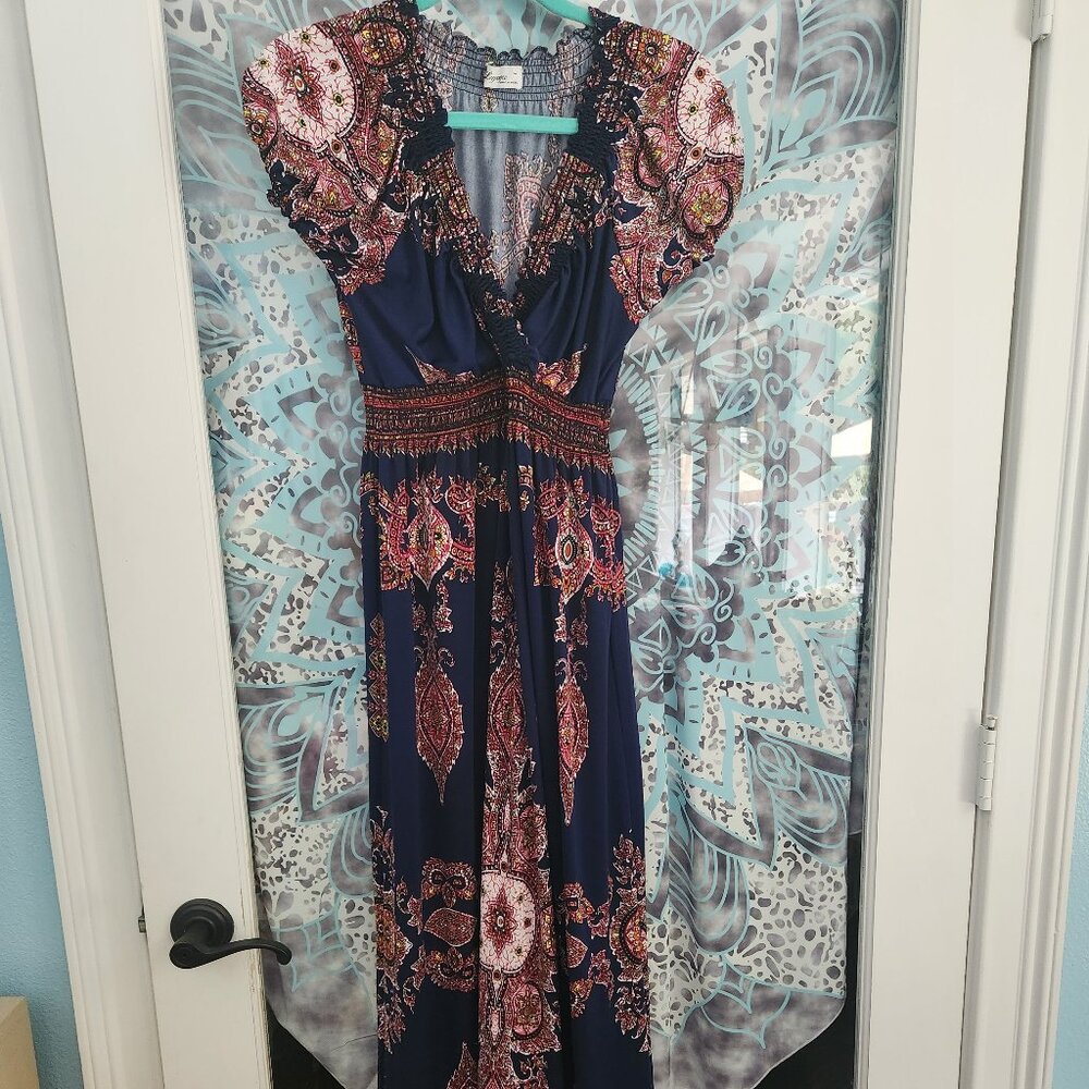 Lapogee Boho Casual Dress, Ladies size L